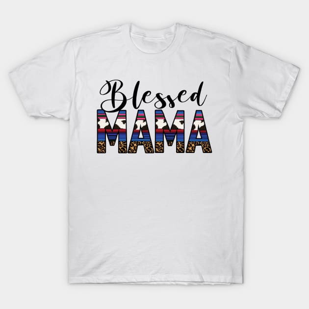 Blessed Mama T-Shirt by Diannas